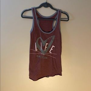 Flag nor fail maroon tank